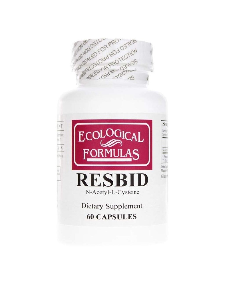 Ekologiczne wzory Resbid 500 Mg, White, 60 Count