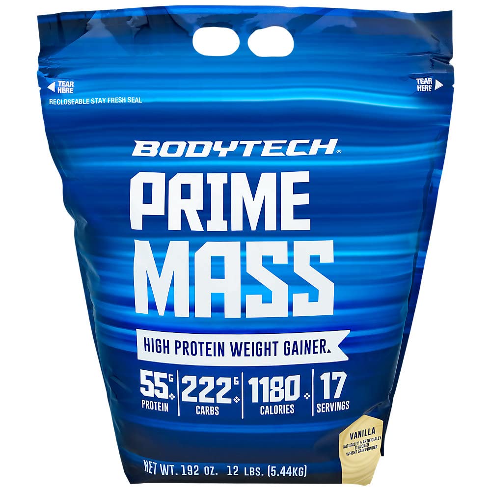 BODYTECH Prime Mass - Wanilia (12 funtów. / 17 Sług)