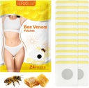 Bee Venom Patches, Bee Venom Lymphatic Dreanage Patches, Bee Venom Lymphatic Dreanage Patches for Women & Men 24pcs