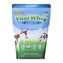 Proszek z białka serwatki paszowej dla immunologicznej witalności, aromat naturalny 2,5lbs (56 Sług), 15 g białka na serw, serwatka Vital, czysty holistyczny, odżywka Wellness