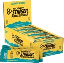 Honey Stinger Protein Bar, Almond kokosowy, Białko pakowane żywności do ćwiczeń, Endurance and Performance, Sports Nutrition Snack for Home & Gym, Post Workout, Box 15