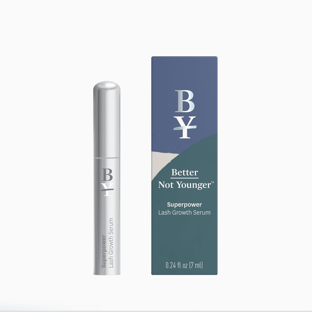 Lepsze nie młodsze Superpower Lash Serum (7ml) Lash Conditioner z peptydami, witamin i składników odżywczych - Wzmocnienie Serum dla grubszych, Fuller i dłuższe rzęsy - Cruelty- Free