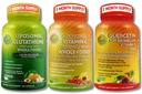 UZASADNIENIE BADANIE Wysoka Absorpcja Antyoksydant & Immune Support Bundle - Witamina Liposomalna C 1500mg + Glutation 500mg + Quercetin z Bromelainem, Cynk & Whole Food Blend - Vegan, Kapsułki niezawierające GMO