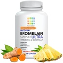Bruizex Ultra Bromelain i Quercetin Bruising Relief Supplement, 120 Kapsułki Relief 124; Bruized Skin, Odzysk urazowy i Obrzęk Surgery Supplements Agreements 124; Zawiera Bromelain, Quercetin, Turmeric i Boswelia