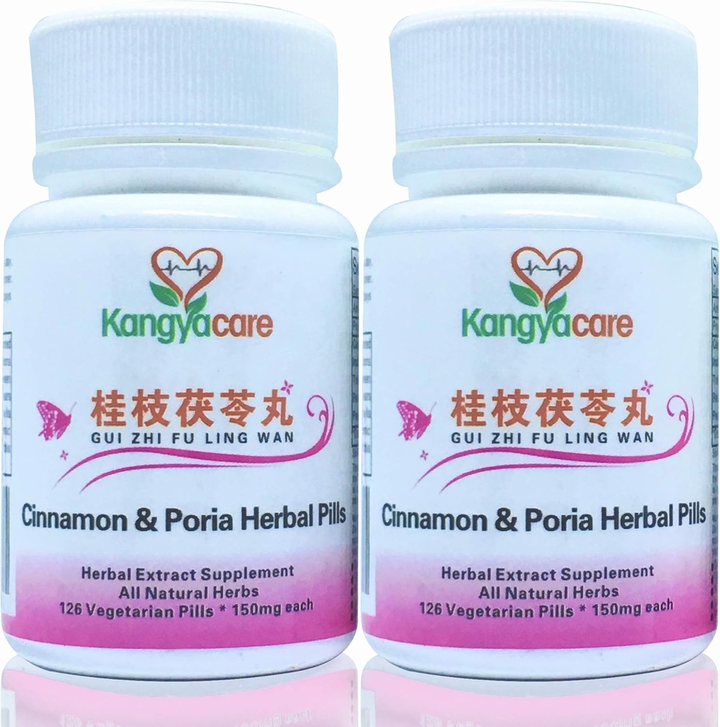 GUI Zhi Fu Ling Wan Ling Wan ma wpływ na zdrowie - Cynamon & Pigułki poria -Naturalna ulga rowerowa -Pomoc skurcze menstruacyjne, skurcze miednicy, wzdęcia, zaburzenia komfortu - Promowanie zdrowia kobiet - Wszystkie naturalne - 252 Ct (2)