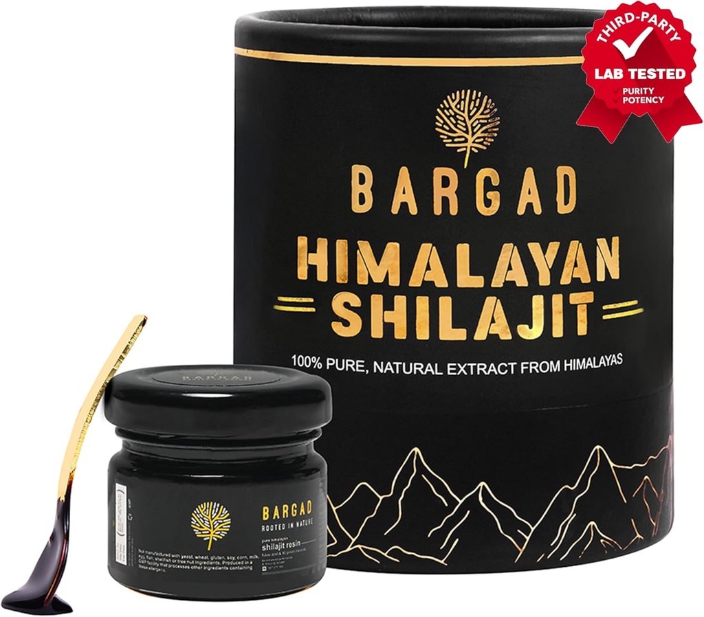 Pure Himalayan Shilajit Resin Wysoka moc dla mężczyzn i kobiet 124; Lab Tested Department 124; Gold Grade 100% Czysty Shilajit z kwasem Fulvic & 85 + Minerały śladowe dla energii Boost & Immune Support Department 124; 30 Gm
