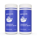 UpNourish Chelated Magnezu Glicynian 500 mg Kapsułki - Chelat magnezu do wysokiej absorpcji - Czysty suplement magnezu do uspokajania, Kurcze nóg, Relaks mięśniowy 480 Kapsułki