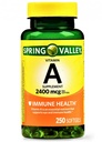 Spring Valley - witamina A SUPPLEMENT 2400MCG 250 Softgels