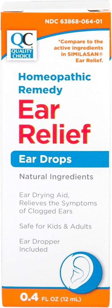 Wybór jakości Homeopatic Ear Relief Drops 0.4 FL oz (9)