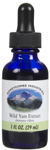 Wild Yam Root Extract Liquid - Naturalny żeński suplement równowagi - Zimno wyciskane wsparcie menopauzalne lub PMS suplement wsparcia dla kobiet, 1 Fl Oz