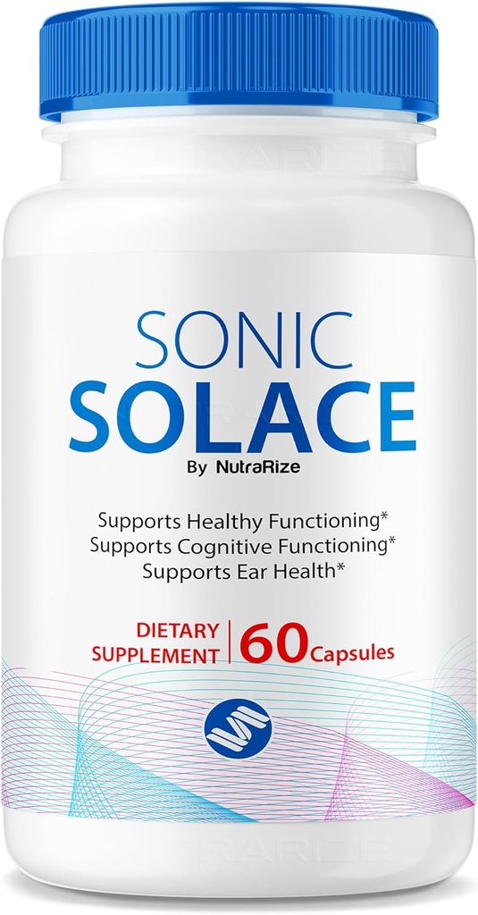 Sonic Solace - zaawansowana formuła do utrzymania zdrowego słuchu, Oficjalne Sonic Solace dla zdrowia ucha, Wszystkie naturalne wsparcie dla ogólnego Well- Being, SonicSolace Review (60 kapsułki)