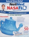 NeilMed Nasaflo Porcelain Neti Pot, 50 sztuk (opakowanie może się różnić)