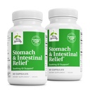 Terry Natural Stomach & Eastinal Relief - Suplement do Aid Digestive Health & Intestinal Linning - Pomoc przeciwko sporadycznej Disestive Discomfort Soothe - 60 Kapsułek (2 opakowania)