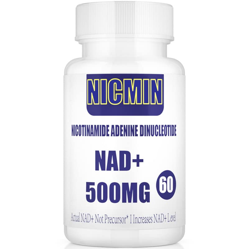 Liposomal NAD + Suplement 800mg z TMG 300mg, Max Wchłanianie Rzeczywista NAD + Suplement Nie Prekursor dla energii komórek, Zdrowy Starzenie i Naprawa mięśni 60 Kapsułki