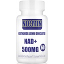 Liposomal NAD + Suplement 800mg z TMG 300mg, Max Wchłanianie Rzeczywista NAD + Suplement Nie Prekursor dla energii komórek, Zdrowy Starzenie i Naprawa mięśni 60 Kapsułki