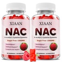 NaC Gummies dla dzieci i dorosłych, N Acetyl Cysteine 1000mg suplement NAC dla przeciwutleniaczy i wsparcia immunologicznego, Lung & Heavy Health, Malina Flavor 120 Count