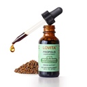 Lovita Bee Propolis Liquid Extract 500mg, 5: 1 Resin Drops with 18% Bioflavonoids, Alcohol-Free Antioksydant, Immune Support & Throat Soothing, Gluten- Free, Non-GMO, 1 Fl Oz (30 ml), 30 Day Supply