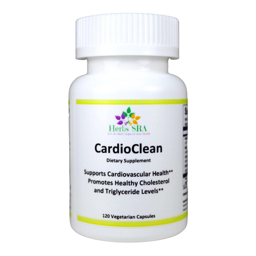 CARDIOCLEAN optymalne wsparcie sercowo-naczyniowe - Suplement do zdrowia serca z naturalnych składników, Wspiera krążenie przepływu krwi, Made in USA