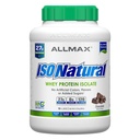 IZONATURAL ALLMAX Izolat białka serwatki, czekolada - 5 lb - 27 gramów białka na miarkę - Zero tłuszczu i cukru - 99% Laktoza wolna - z prebiotykami - bez sztucznych aromatów - około 73 Sługi