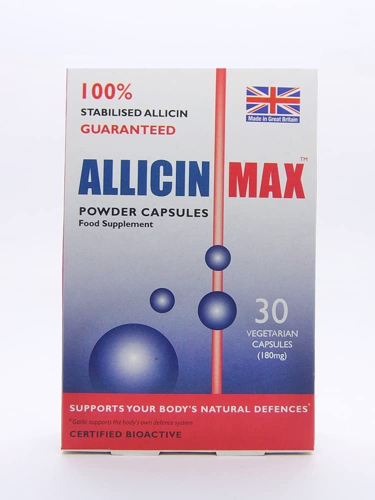 Allicin Max 30 Veg Caps (Pack of 2-60 Capsules)