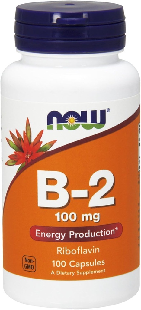 Teraz witamina B-2 (ryboflawina) 100 mg, 100 kapsułek (opakowanie po 3)
