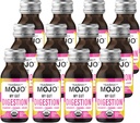 TEAONIC My Gut Mojo: Digest, Detox Drinki dla lepszej trawienia, Z żurawinem, Ginger, Cynamon, USDA- Certified, Cukier-Free, kawa-darmowe napoje, 12 butelek, Każdy ważący 2 Fl Oz