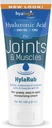 HylaRub HA Joint & Muscle Cream - Hyaluronic Acid Muscle Rub w / Emu Oil & CMO - Non Greasy, Soothes, Moisturizes & Keats Shoulders, Knees, Back, HIPS & More 6 oz. by Hyalogic