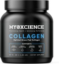 MyoXCIENCE Optimal Grass- Fed Collagen Proszek Pigment 124; Kolagen bydlęcy Peptydy 124; Wsparcie produkcji kolagenu, Joint Health, Elastyczność skóry i więcej (30 Służenie)