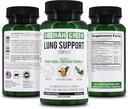 Syberyjski Green Lung Support Complex 60 Kapsułki - Tradycyjny suplement formuły bogaty w Quercetin, Citrus Bioflavonoids, Pine Bark