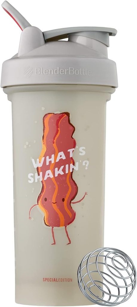 Butelka BlenderBottle Just for Fun Classic V2 Shaker Butelka Perfect for Protein Shakes and Pre Workout, 28- Ounce, What 's Shakin'