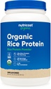 Nutricost Organic Rice Protein Powder (2 LB) - Gluten- Free, Non-GMO (z ryżu brązowego)
