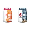 Dimatize ISO100 Proszek z hydrolizowanego białka, 100% Izolat serwatki, Dunkin 'Oszklona Pączek Flavor, 20 Sług i ISO100 Proszek z hydrolizowanego białka, 100% Białko z izolatu serwatki, 25g białka, 5,5g BCAA