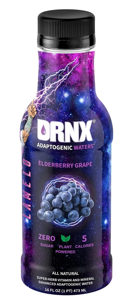 DRNX 12 Pack Adaptogenetic Waters Complete Hydration Enhanced Beverage - Zero Sugar - 5 Calories - Super Herbs, Witaminy B & D, Przeciwutleniacze, Keto Friendly, All Natural (Pack Variety)