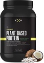KompleX Nutrition Plant Based Protein Powder (25 Servings) - Kokosowy aromat naturalny, Wegan, Zero Cukier, Niski Tłuszcz, Nie GMO Suplement diety Made from 29 Natural Zielonych & Owoce