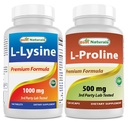 Best Naturals L- Lysine 1000mg & L- proline 500 mg