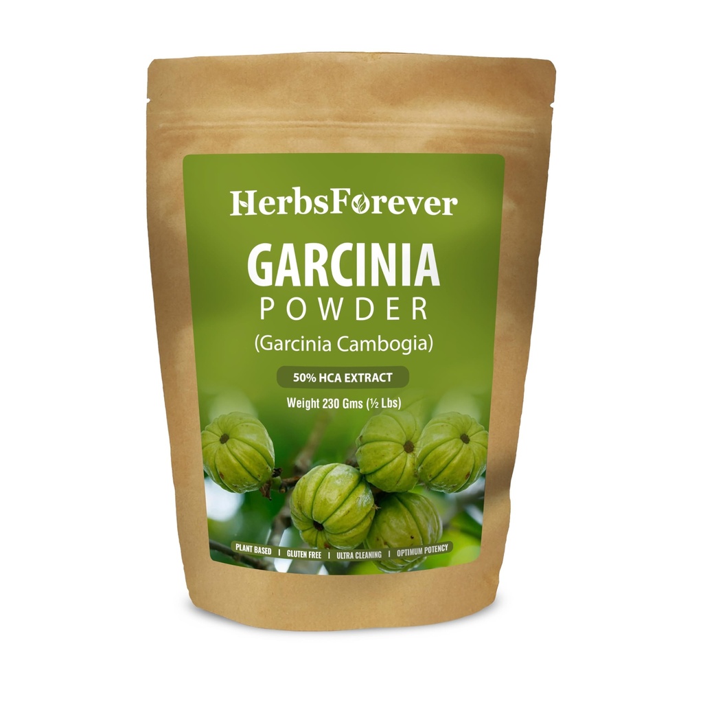Herbsforever Garcinia Cambogia Wsparcie proszkowe Aktywne i Energetyczne ciało 230 GMS