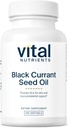 Vital Nutrigents - Black Porant Seed Oil - Esential Omega 6 Fatty Acid - Zawiera kwas gamma linolenowy (GLA) - Chrząstki, Joint i Nerve Function Support - 100 Softgels per Bottle