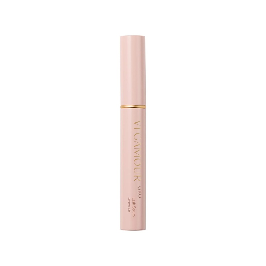 VEGAMOUR GRO Lash Serum, Eyelash Enhancer, Vegan Eyelash Serum dla Fuller, Grubsze rzęsy wyglądające już 30 dni, 3 ML