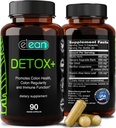 ELEAN Detox Plus Miesza się z probiotykiem, Alfalfa, Nasienie Flax, Organic Aloe Vera, Сascara Sagrada kora dla Colon Cleanse, Gut Health, Digestive Health i Total Colon Care. 90 Kapsuła 30 Days Supply