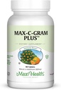 Maxi Health Witamina C 1050mg - Buforowany kompleks C z askorbinianem wapnia i bioflawonoidami - Suplement wsparcia immunologicznego, Non-Acidic, Delikatne na żołądku, Graveal Release - 90 tabletek