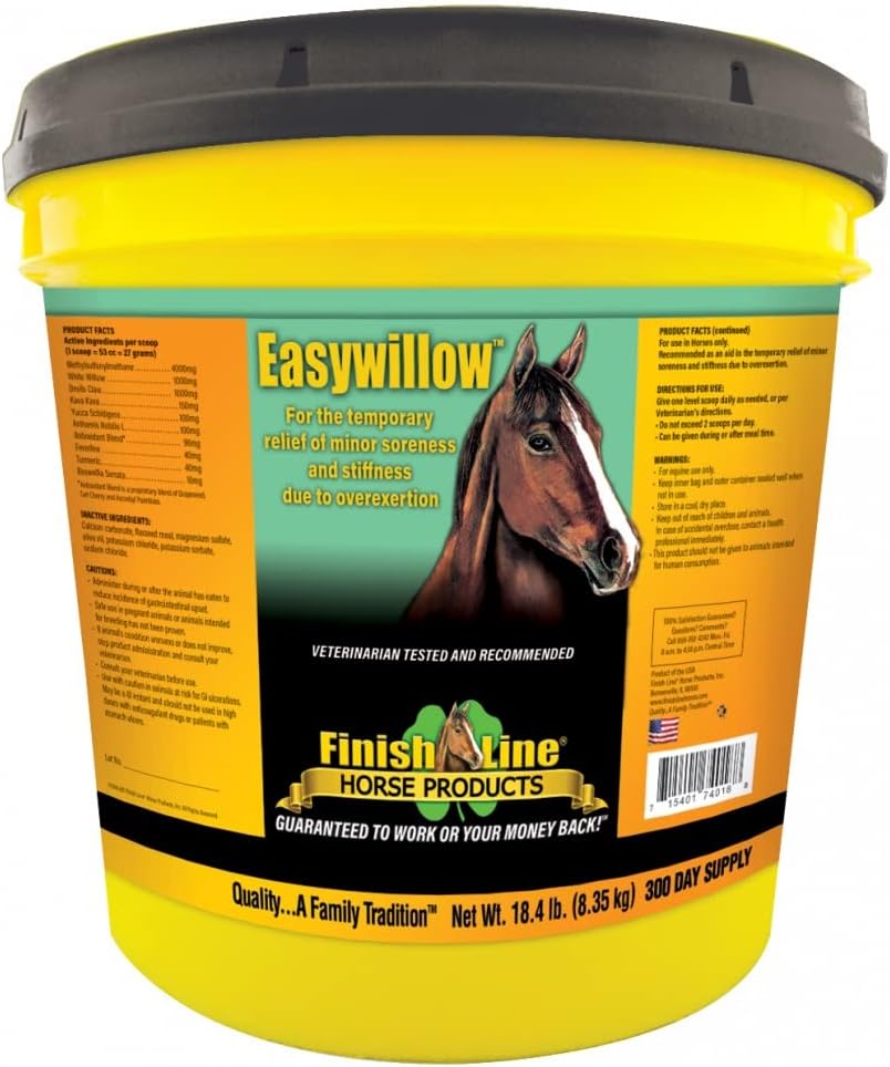 Wykończ linię Easywillow Equine Supplement Rozmiar: 300 dni (18.4 lbs)