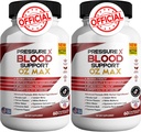 Pressure X Blood Support OZ Max Blood Supplement - Advanced Formula PressureX Advanced Supplement Supplement, Pressure X Maximum Strength Reviews (2 Pack - 120 kapsułki)