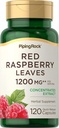 Piping Rock Red Raspberry Leaf Kapsułki 124; 1200mg 124; 120 Pigułki 124; Koncentrat liści ekstrakt 124; Nie GMO, Gluten