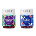 OLLY Muscle Recovery Sleep Gummies with Tart Cherry, 40 Count and Kids Sleep Gummy with Melatonin, Rumianek, 50 Count