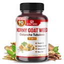 Ultra Horny Goat Weed Tongkat Ali Maca Root Tribulus - Zwiększenie energii, Stamina & Performance z Fadogia Ashwagandha Ginseng L- Arginina (90 Count (Pack of 1))