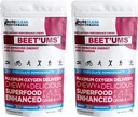 BEET 'UMS Beet Chews - Premium Organic Beet Sok w proszku Suplement - Tlenek azotu Energia & Przepływ krwi Wsparcie cyrkulacji - Real Chocolate Granate Health Chews with 7 Superfoods (2)