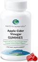 Ziemskie jabłecznik cydr Gummies - 30 Hrabia - Wegan, Non-GMO, Gluten- Free - Wspiera Digestive Health, Detox, System immunologiczny & Natural Energy - Pyszny aromat owocowy