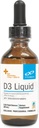 XYMOGEN D3 Liquid - Liquid Witamina D Drops with Witamina D3 do wspierania zdrowia immunologicznego, Bone + Heart Health - 1000 IU VIT D per drop - Mikro- Emulsja do zwiększonej absorpcji (2.03 oz / 1500 Servings)