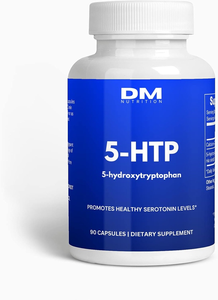 5- HTP Naturalny booster serotoninowy dla nastroju i snu 124; 3 Miesiące dostaw 124; 180 Kapsułki